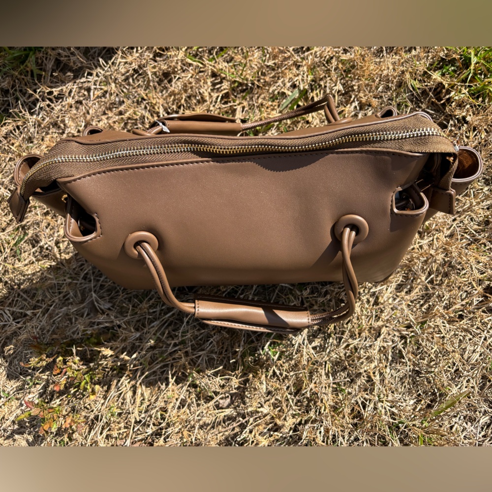 🎉NWT🎉 Anthropologie Brown Shoulder Bag - Picture 4 of 7